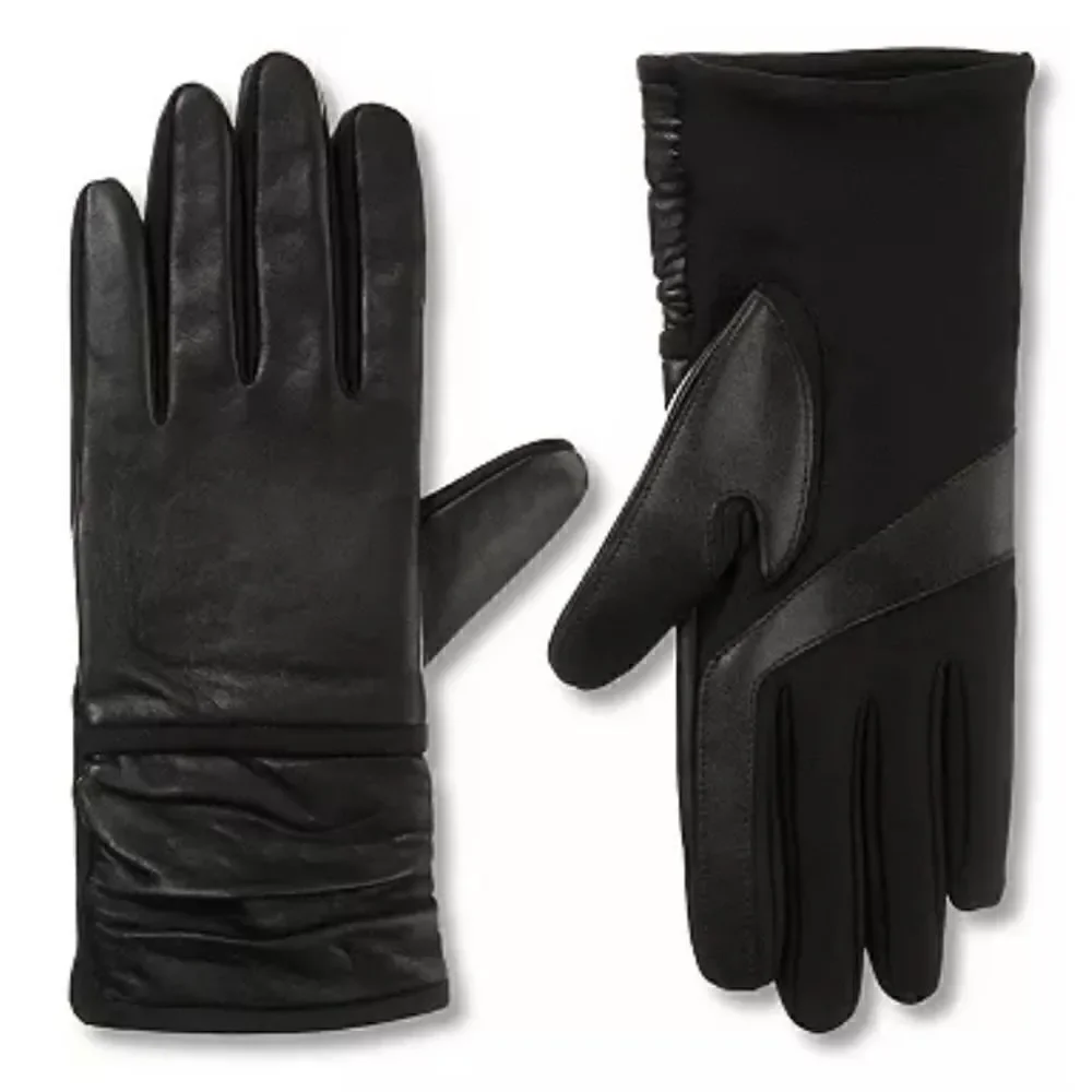 Women's isotoner Lined Faux Leather Gloves